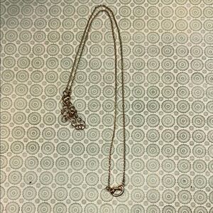 Gold Minimalist Pretzel Necklace